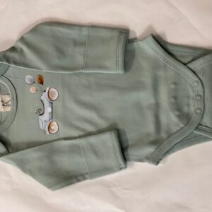 Image langarm bodysuit mit Illustration Mint