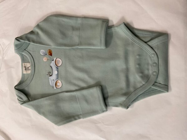 Image langarm bodysuit mit Illustration Mint