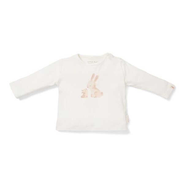 Image T-shirt langärmlig Baby Bunny White - 92