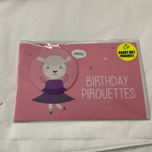 Image Karte-Birthday Pirouettes