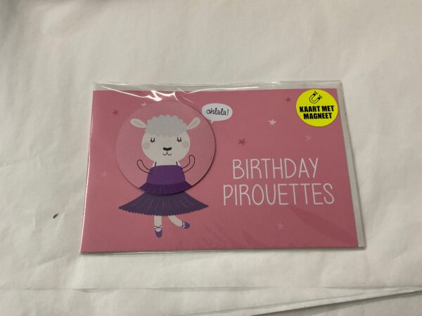 Image Karte-Birthday Pirouettes