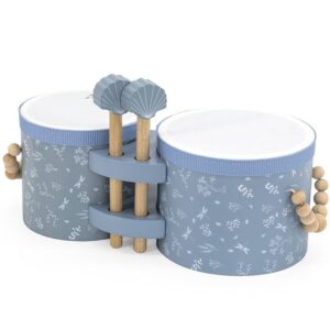 Image Bongos aus Holz Blau