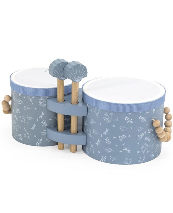 Image Bongos aus Holz Blau