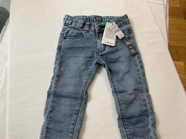 Image Hose Grey Blue Denim Größe 92