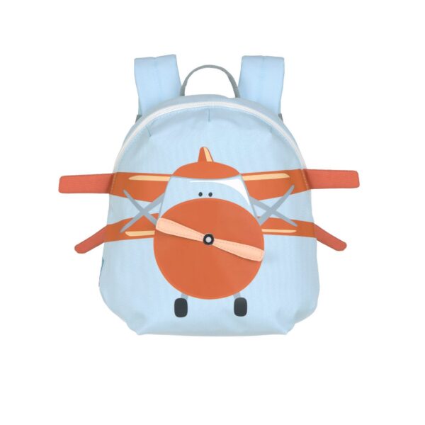 Image Kindergartenrucksack Tiny - Propeller Flugzeug, Blau