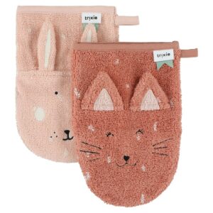 Image Waschhandschuh 2-pack | Mrs. Cat - Mrs. Rabbit