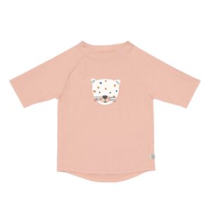 Image UV Shirt Kinder Kurzarm - Leopard, Rosa Größe:98