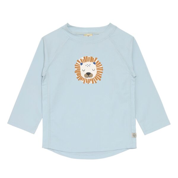 Image UV Shirt Kinder Langarm - Löwe, Hellblau Größe:98