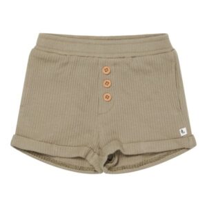 Image Kurze Hose / Shorts mit Tasche Rippe olive (Gr. 68)