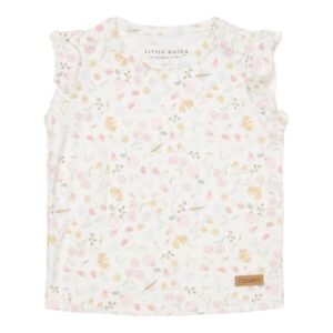 Image T-Shirt mit Rüschen Flowers & Butterflies (Gr. 74)