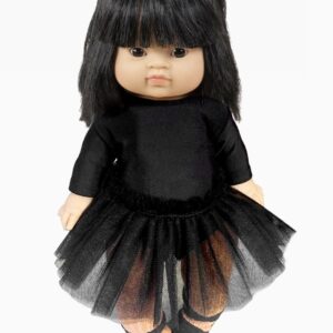 Image Halloween-Kollektion – Set aus Hexen-Body, Tutu und schwarzen Hausschuhen