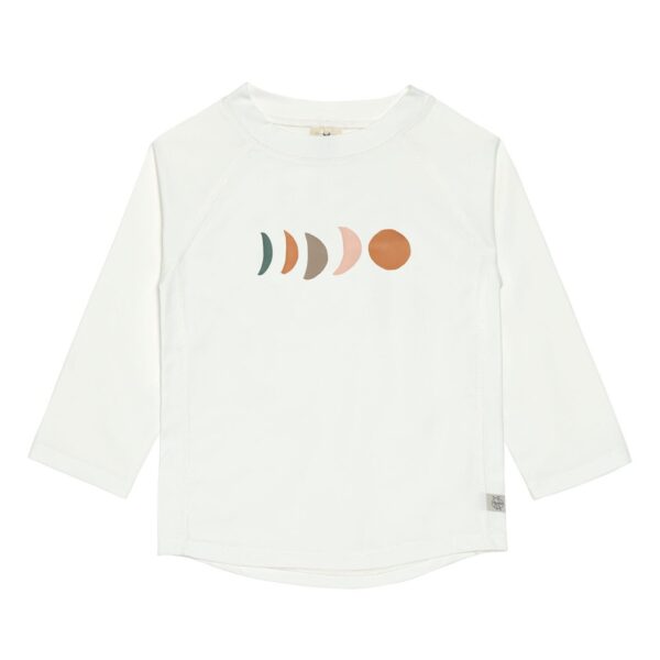 Image UV Shirt Kinder Langarm - Mond, Weiß Größe:98