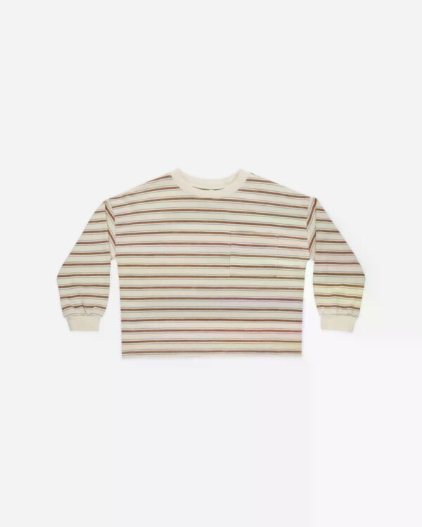 Image Langarm Pullover Saddle Stripe Größe 4-5 Jahre