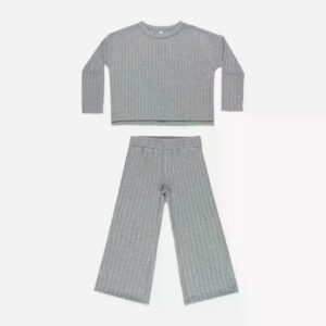 Image Cozy Rib Knit Set Grau 4-5 Jahre