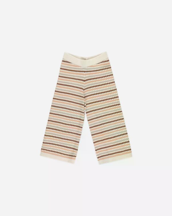 Image Knit Wide Leg Pant Honeycomb Stripe 2-3 Jahre