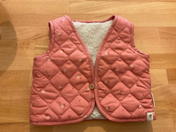 Image Gilet Rose/Sand Größe 86/92