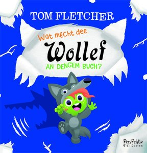 Image Wat mécht dee Wollef an dengem Buch ?