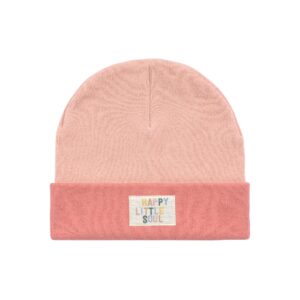 Image Beanie Mütze Kinder - Bio Baumwolle, Little Gang, Rosa Rot Größe 3-6 Jahre